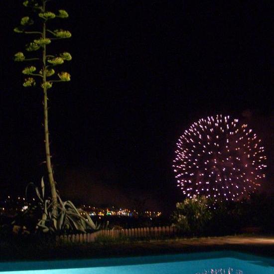 nocturne avec feu d'artifice été 2008