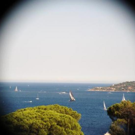 zoom sur la pointe de St Tropez