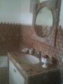the bathroom of the romantic suite