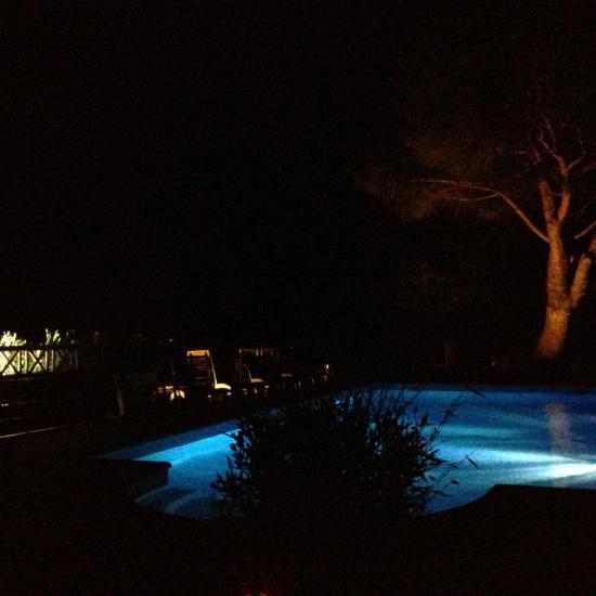 night view of the pool 2